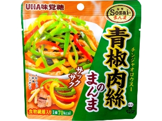 UHA味覚糖 Sozaiのまんま 青椒肉絲のまんま 袋15g