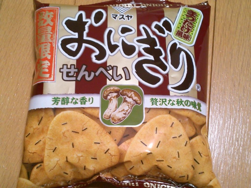 「マスヤ おにぎりせんべい まつたけ風味」の商品情報