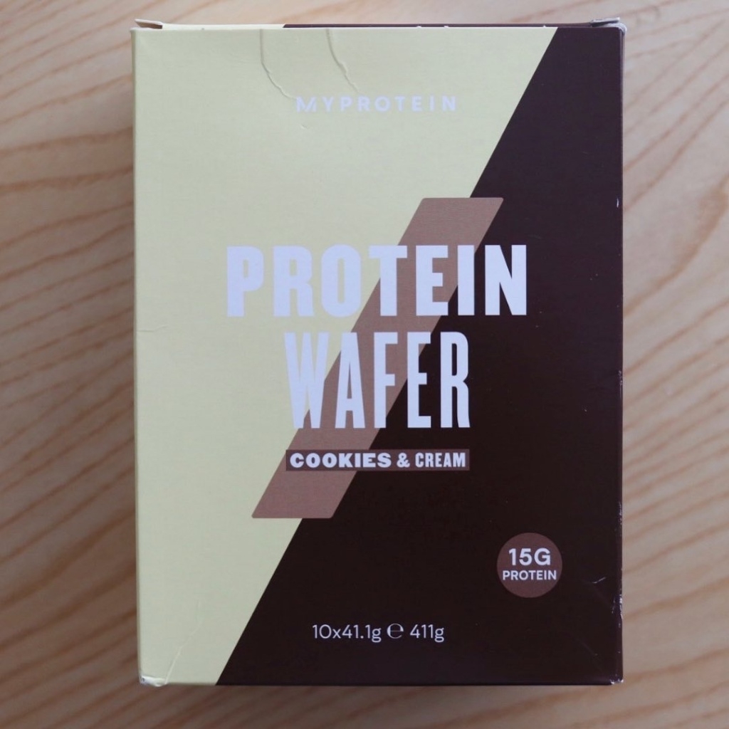 【高評価】myprotein PROTEIN WAFER COOKIES＆CREAMの感想・クチコミ・商品情報【もぐナビ】