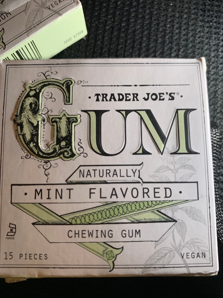 【中評価】「コレは！！ミントガムぢゃなーい💔 TRADER JOE’S GUM MINT FLAVORED」のクチコミ・評価