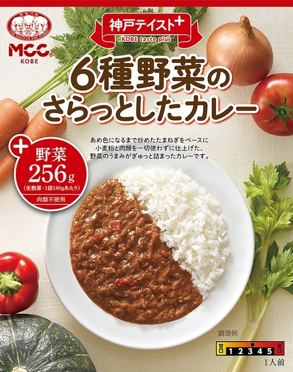 ＭＣＣ　神戸テイスト＋　６種野菜のさらっとしたカレー