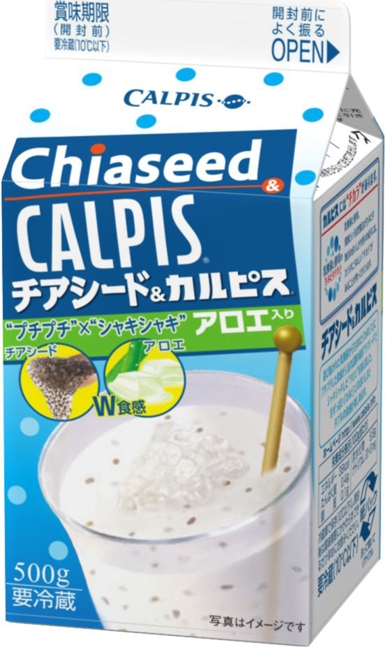 「エルビー チアシード&カルピス アロエ入り」の商品情報
