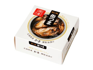 K＆K 缶つま 広島県産 かき燻製油漬け 箱60g