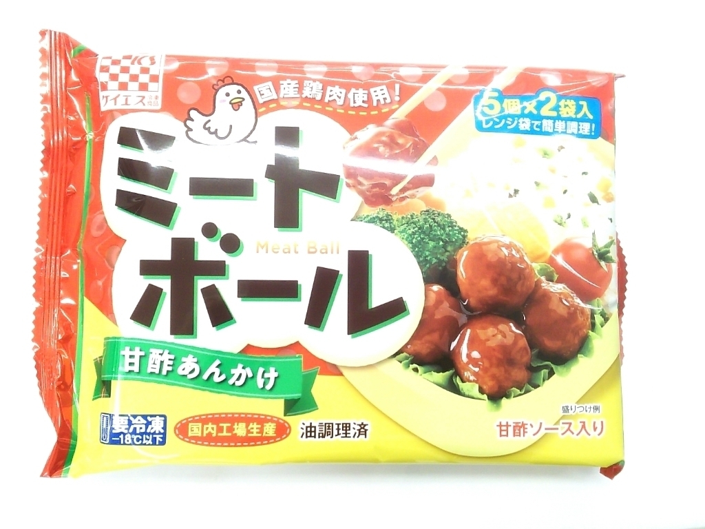 「ケイエス冷凍食品 甘酢あんかけミートボール」の商品情報