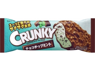 ロッテ クランキーアイスバー チョコチップミント 袋105ml