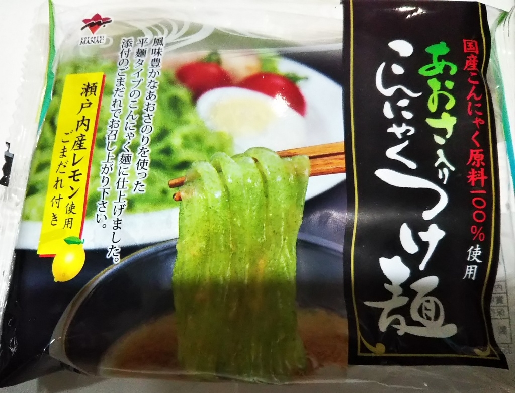 「寿マナック あおさ入り こんにゃくつけ麺」の商品情報