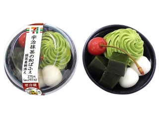 セブン-イレブン 宇治抹茶の和ぱふぇ(抹茶葛餅添え)