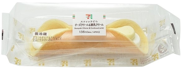 セブン-イレブン スティックどら チーズクリーム＆練乳クリーム