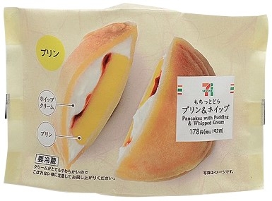 セブン-イレブン もちっとどら プリン＆ホイップ