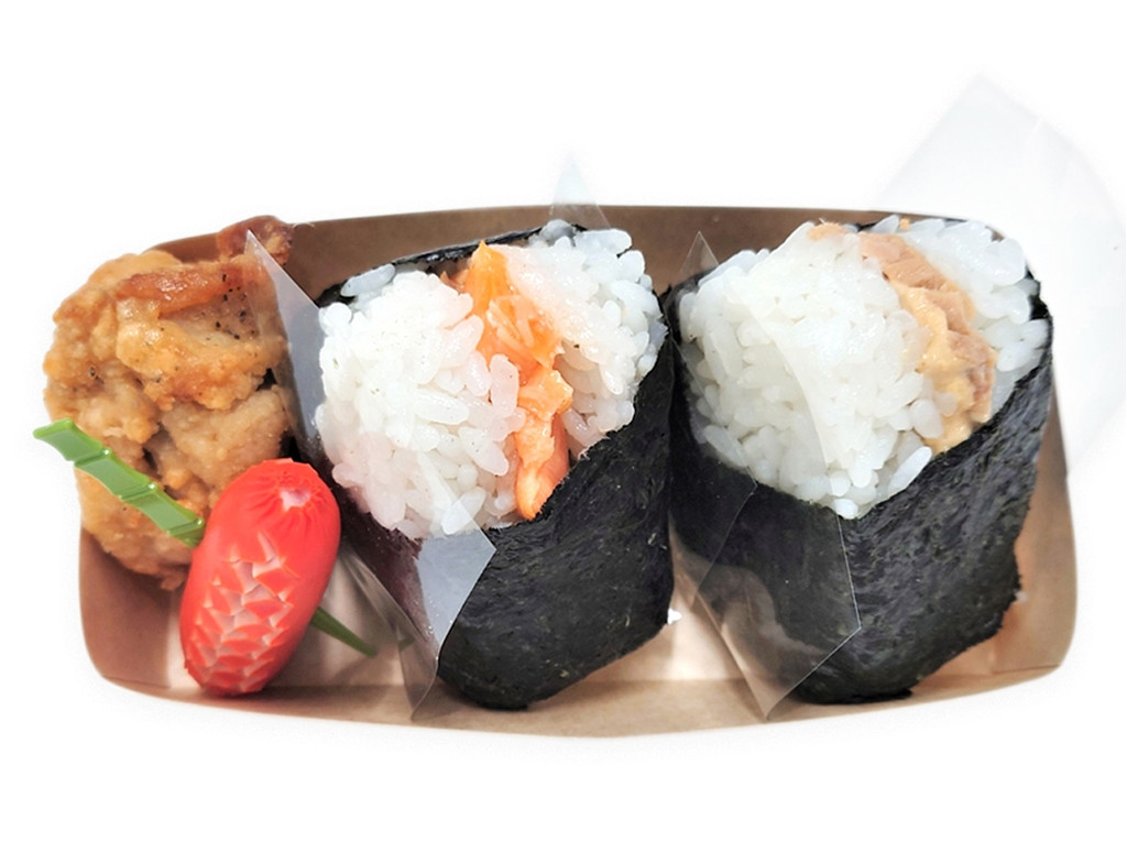 「セブン-イレブン おむすび&おかずセット焼鮭・ツナマヨネーズ」の商品情報
