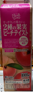 「イオン ビバタイム すっきりした味わいの2種の果実ピーチテイスト 1000ml」のクチコミ画像 by さばおじさんさん