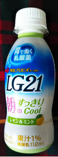 「明治 プロビオヨーグルト LG21 ドリンクタイプ すっきりCool レモン＆ミント ボトル112ml」のクチコミ画像 by レビュアーさん