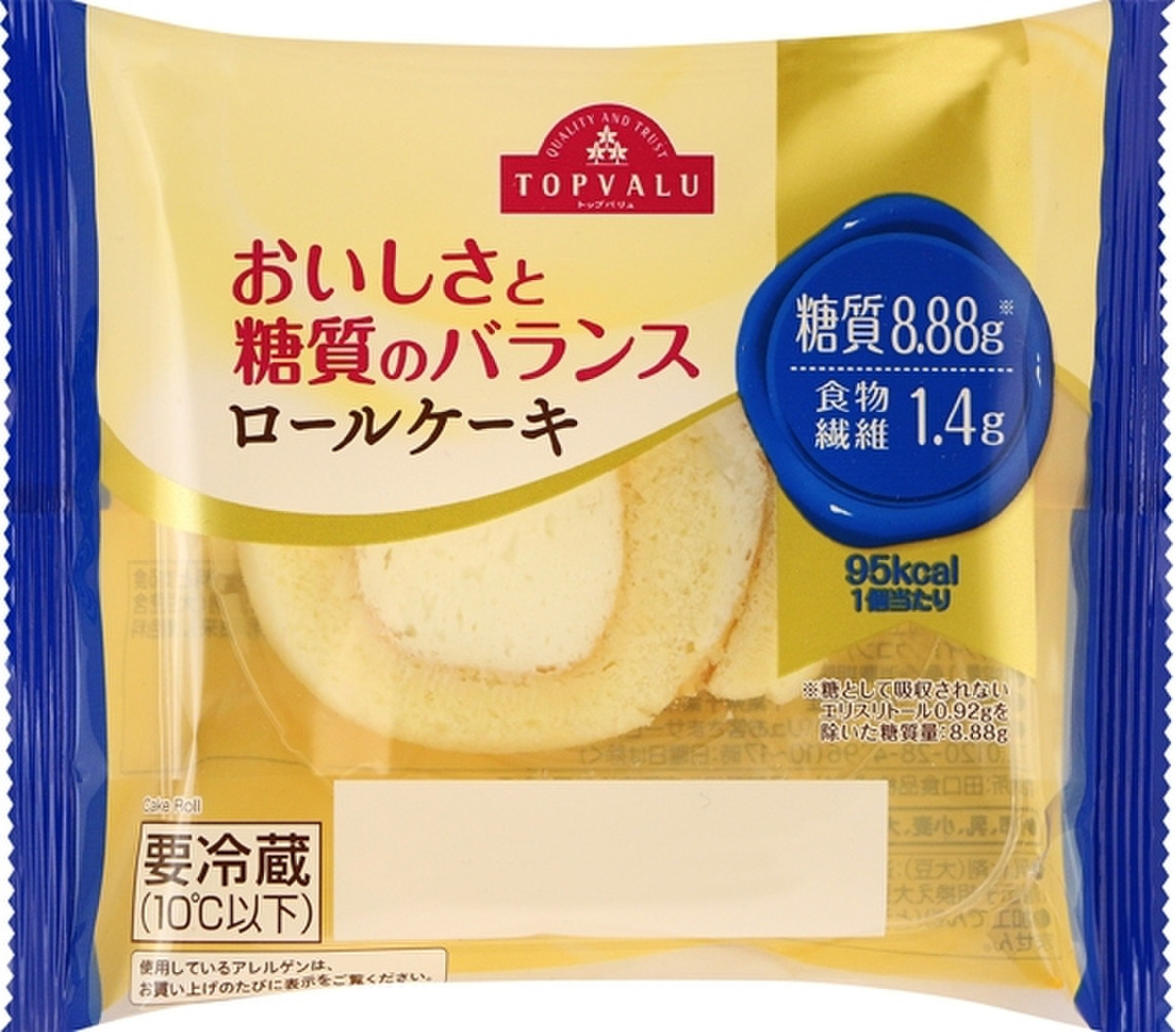 中評価 トップバリュ おいしさと糖質のバランス ロールケーキ 袋1個のクチコミ 評価 カロリー 値段 価格情報 もぐナビ