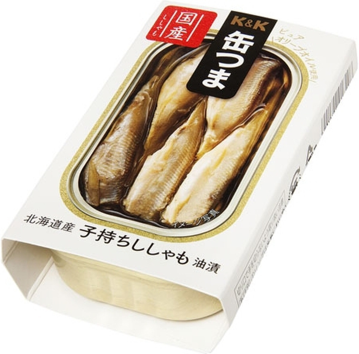 K K 缶つま 北海道産 子持ちししゃも 缶75gのクチコミ 評価 値段 価格情報 もぐナビ