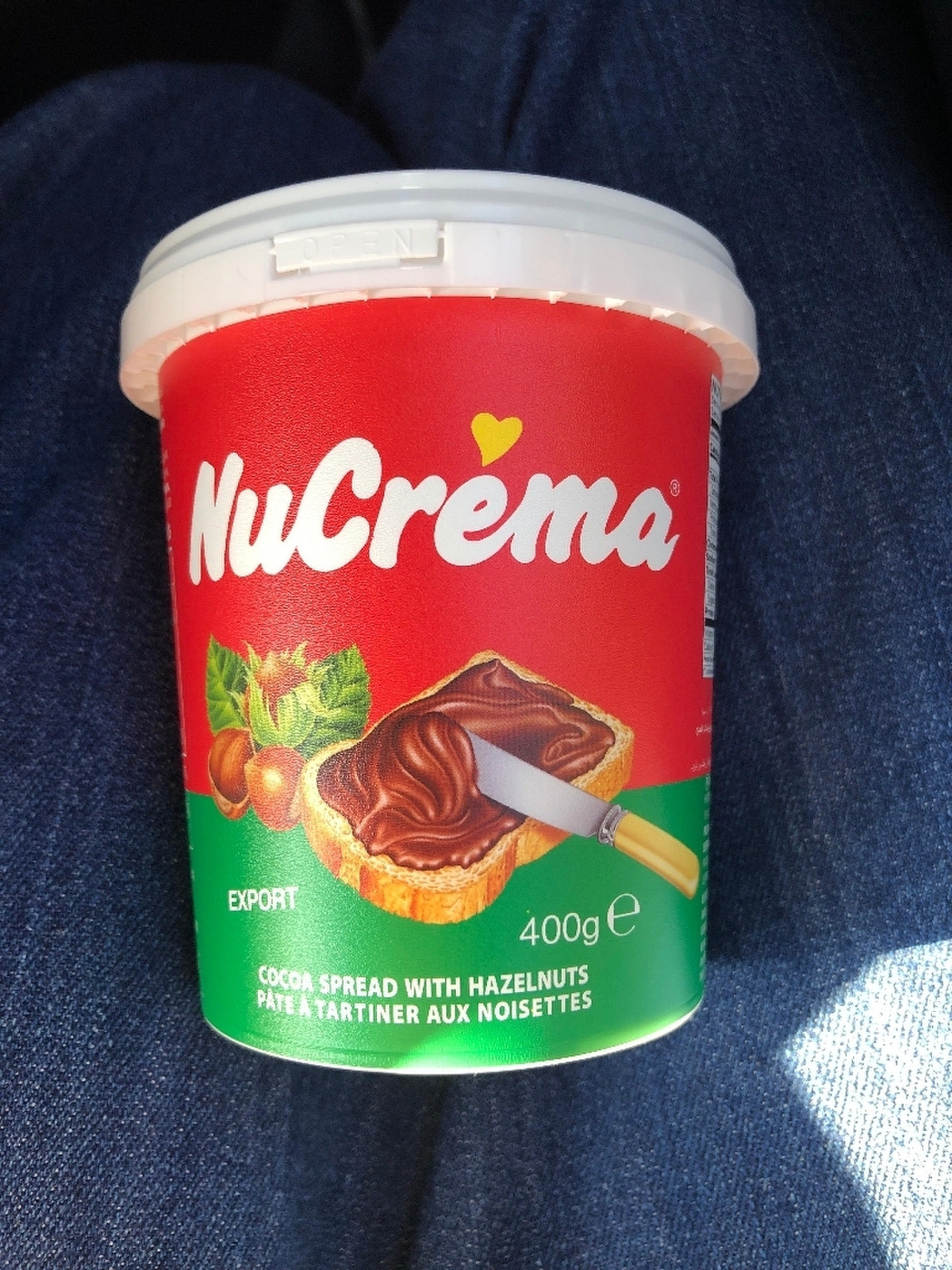 海外のチョコクリーム Nucrema ココア入りヘーゼルナッとスプレッド のクチコミ 評価 Sadyさん もぐナビ