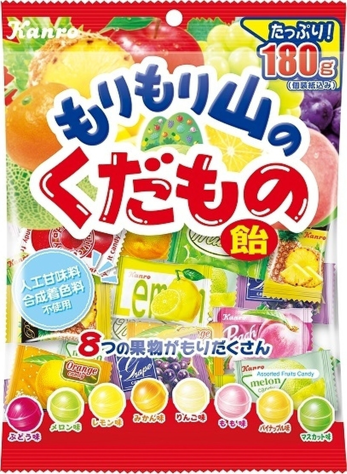 中評価 カンロ もりもり山のくだもの飴 袋180gのクチコミ 評価 カロリー情報 もぐナビ