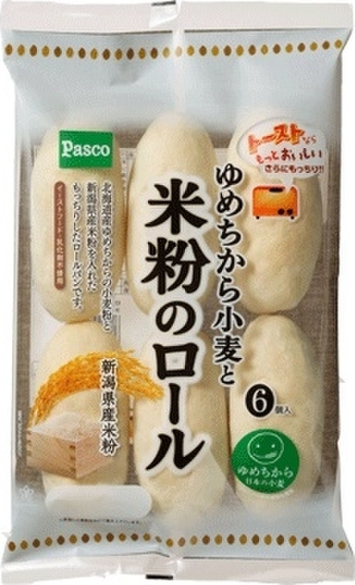 高評価 もっちり食感 Pasco ゆめちから小麦と米粉のロール のクチコミ 評価 すずきさん もぐナビ