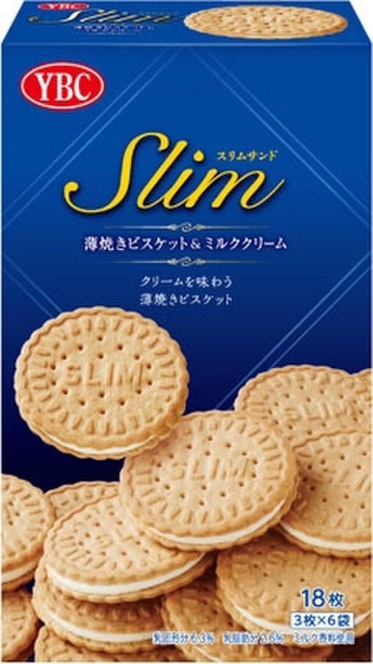 高評価 Ybc スリムサンド 薄焼きビスケット ミルククリーム 箱3枚 6のクチコミ 評価 カロリー 値段 価格情報 もぐナビ