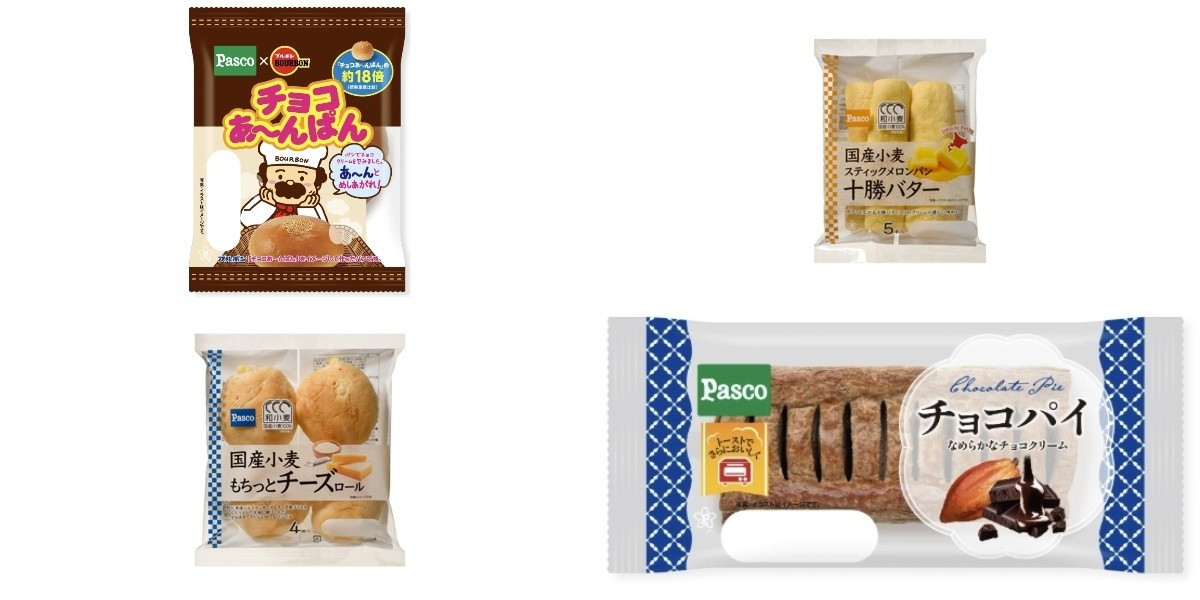 今週新発売のPascoまとめ！『チョコあ～んぱん』、『国産小麦