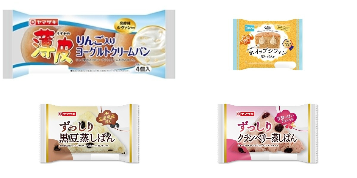 今週新発売の菓子パン🍫まとめ！『薄皮 りんご入りヨーグルトクリーム