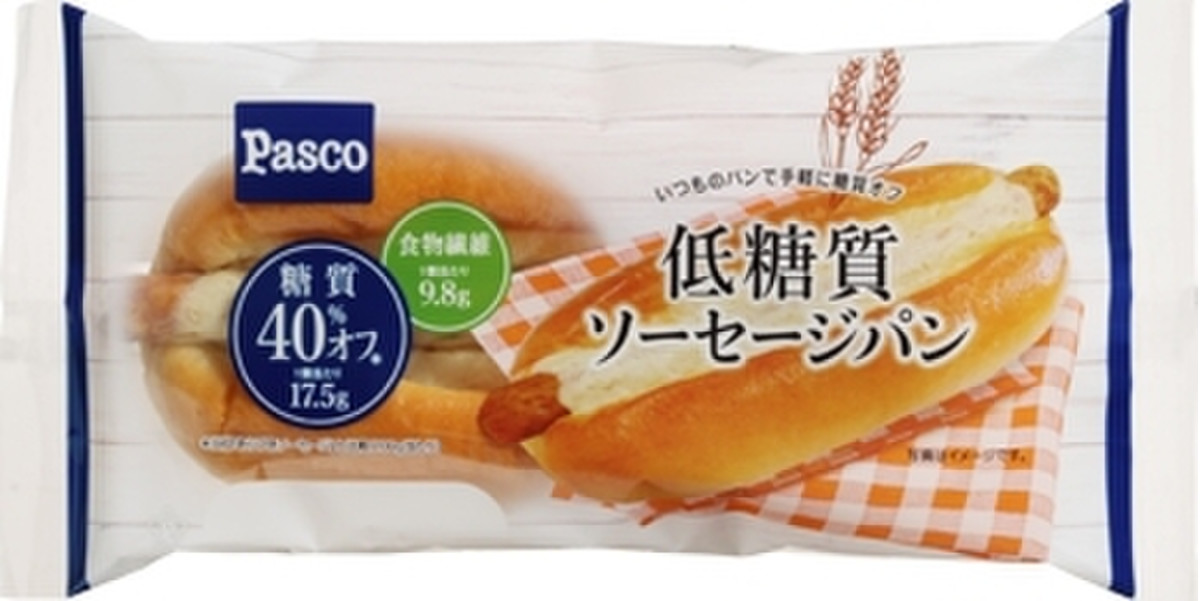 中評価 Pasco 低糖質ソーセージパン 袋1個 製造終了 のクチコミ 評価 カロリー情報 もぐナビ
