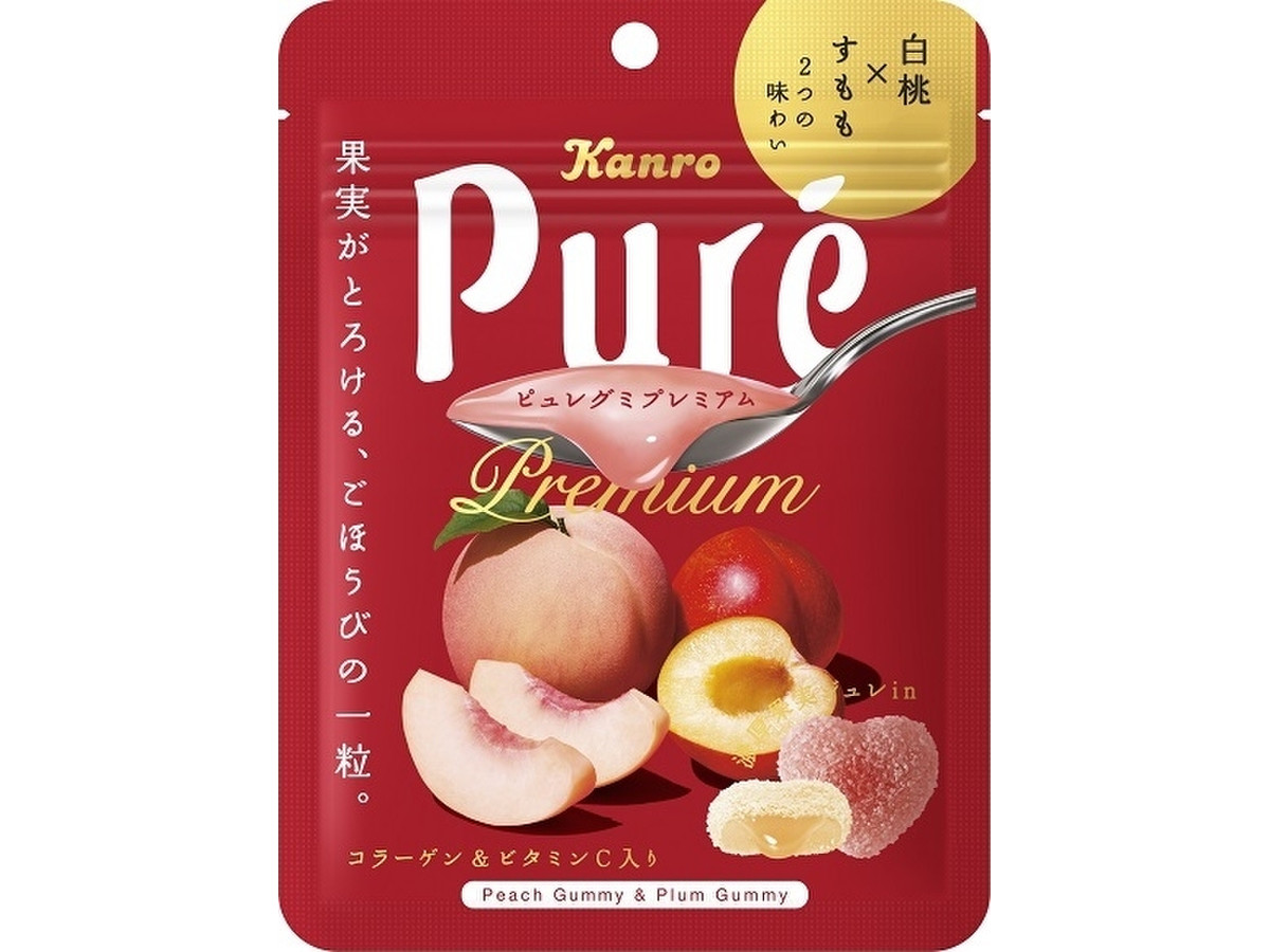 高評価 カンロ ピュレグミプレミアム 白桃 すもものクチコミ 評価 カロリー 値段 価格情報 もぐナビ