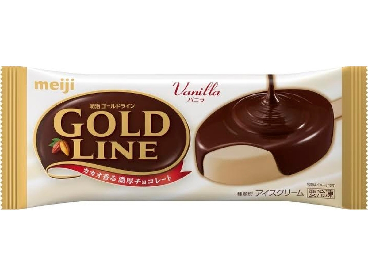 高評価 明治 ｇｏｌｄ ｌｉｎｅ バニラのクチコミ 評価 カロリー 値段 価格情報 もぐナビ