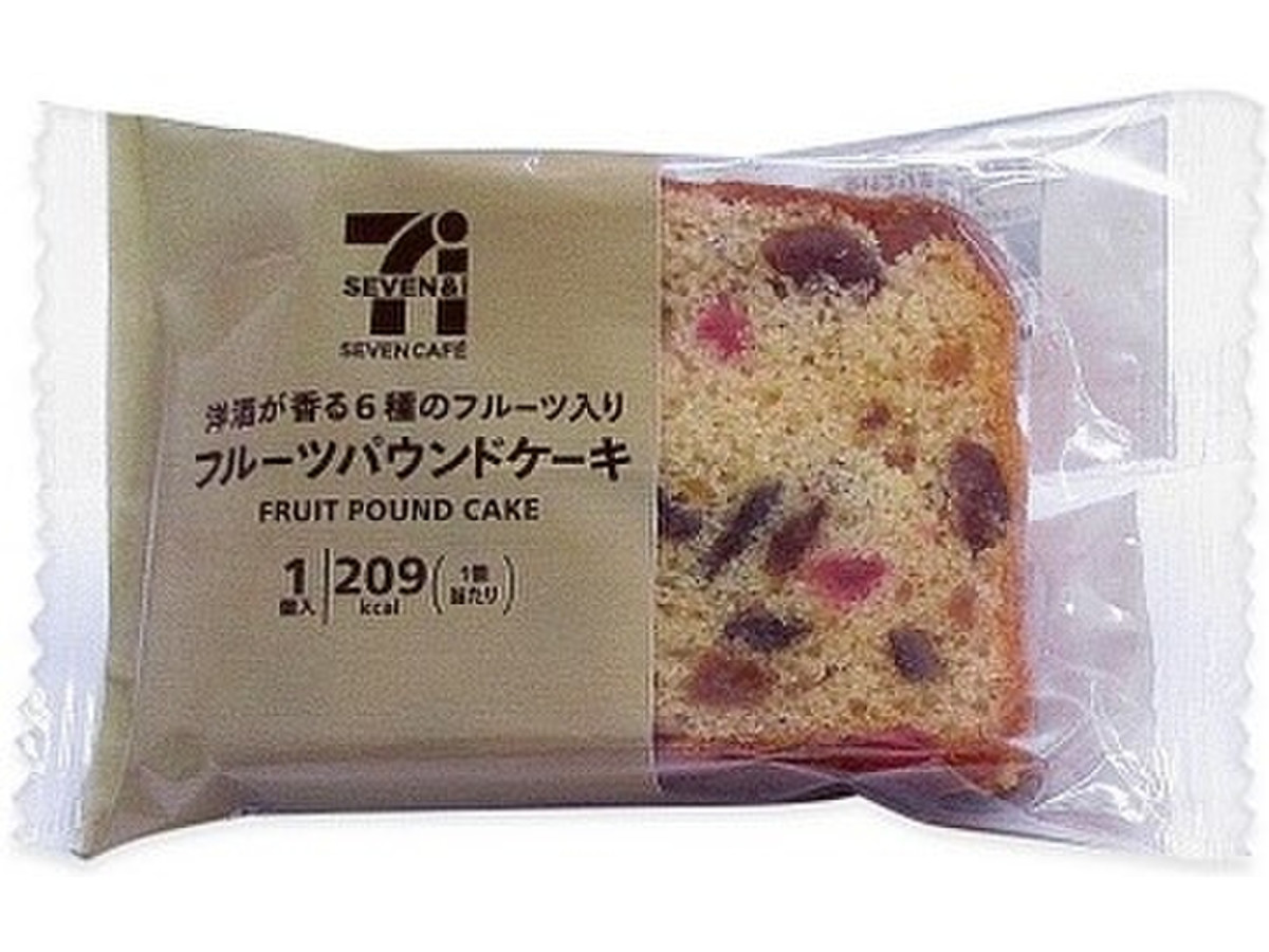 高評価 セブンカフェ 洋酒が香るフルーツパウンドケーキのクチコミ 評価 カロリー 値段 価格情報 もぐナビ