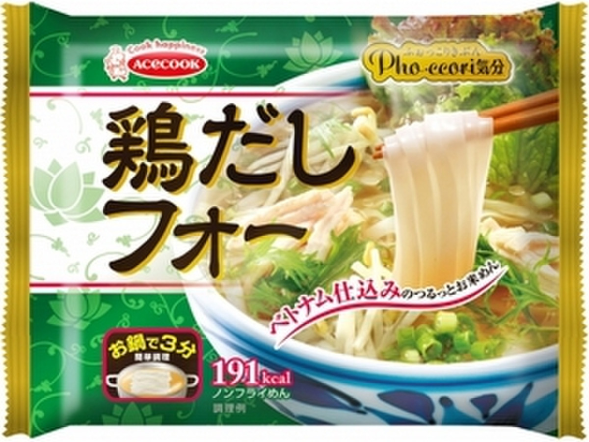 エースコック Pho Ccori気分 鶏だしフォー 袋50g 製造終了 の口コミ 評価 カロリー 値段 価格情報 もぐナビ