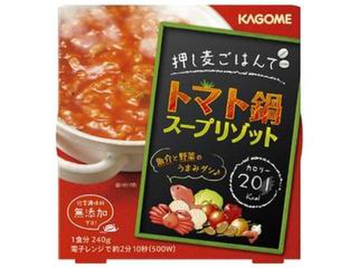 カゴメ 押し麦ごはんで トマト鍋スープリゾット 箱240gのクチコミ 評価 カロリー情報 もぐナビ