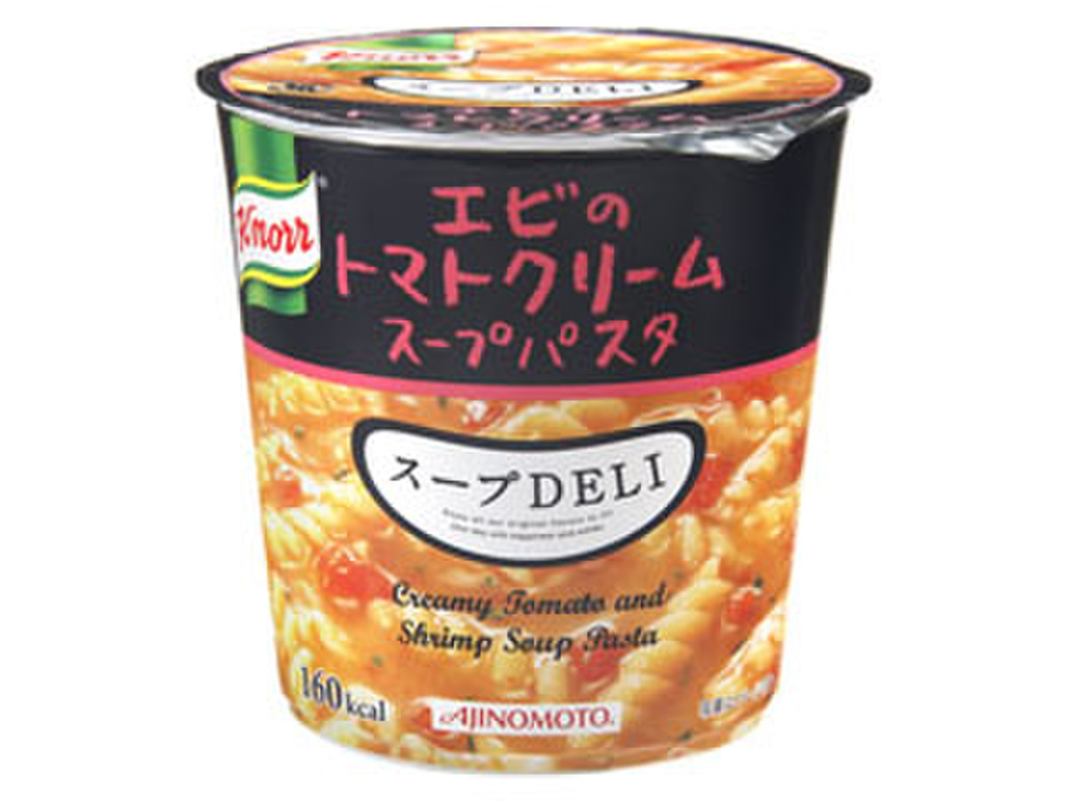 中評価 エビのトマトクリームスープパスタ クノール スープdeli エビのトマトクリームスープパスタ のクチコミ 評価 きなこさん もぐナビ