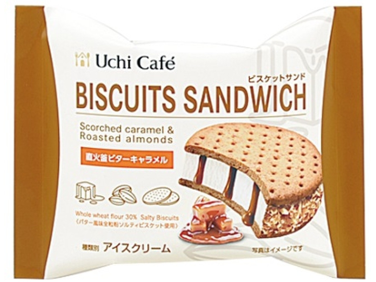 中評価 ローソン ｕｃｈｉ ｃａｆｅ ｓｗｅｅｔｓ ビスケットサンド ビターキャラメルのクチコミ 評価 カロリー 値段 価格情報 もぐナビ