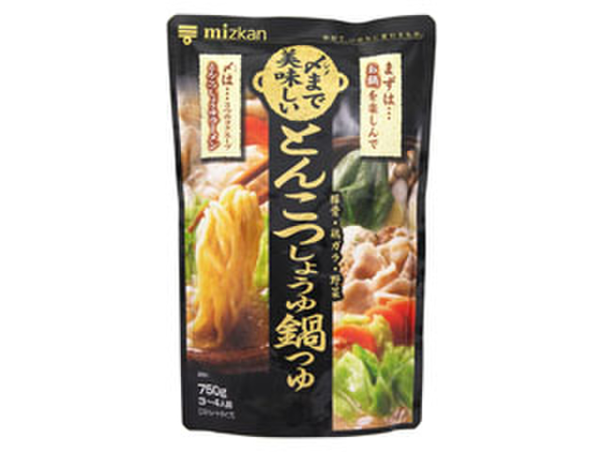 高評価 ミツカン 〆まで美味しい とんこつしょうゆ鍋つゆ ストレート 袋750g 製造終了 のクチコミ 評価 値段 価格情報 もぐナビ