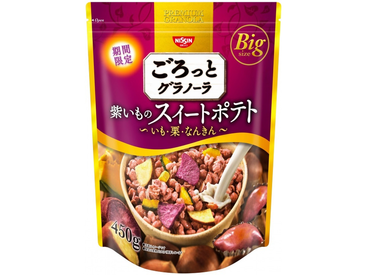 中評価 日清シスコ ごろっとグラノーラ 紫いものスイートポテトのクチコミ 評価 カロリー 値段 価格情報 もぐナビ