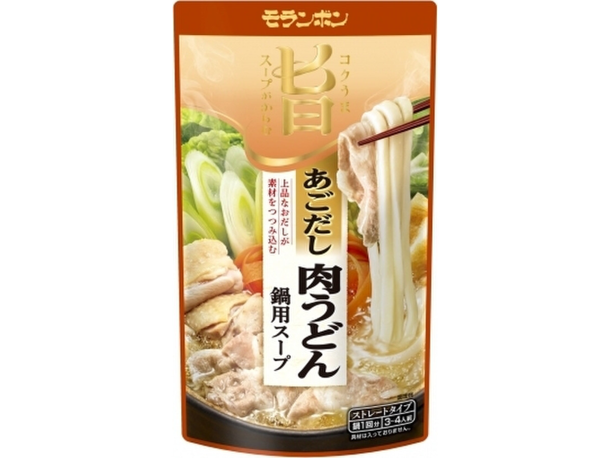 モランボン コク旨スープがからむ あごだし肉うどん鍋用スープのクチコミ一覧 もぐナビ