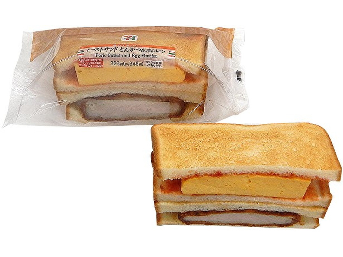 セブン イレブン トーストサンドとんかつ オムレツのクチコミ 評価 カロリー 値段 価格情報 もぐナビ