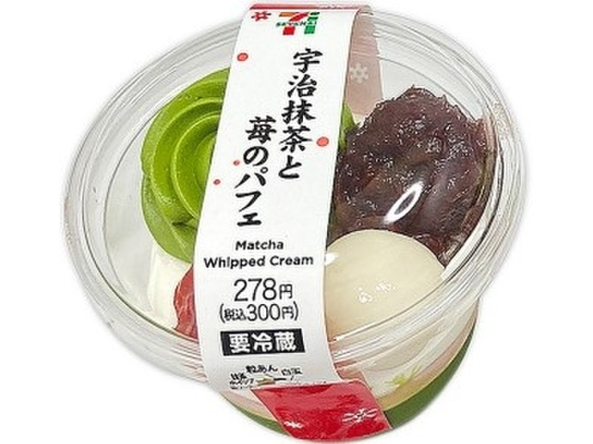 中評価 セブン イレブン 宇治抹茶と苺のパフェのクチコミ 評価 カロリー 値段 価格情報 もぐナビ