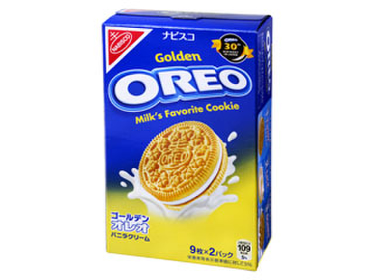 中評価 白いオレオ ナビスコ オレオ ゴールデン バニラクリーム のクチコミ 評価 ぴよひよさん もぐナビ