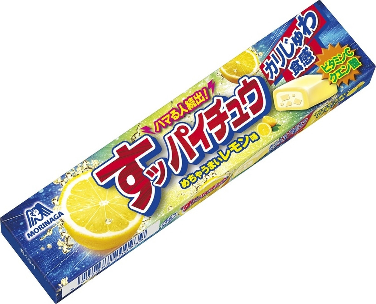 高評価 インパクト大な 超酸っぱい刺激とじゃりじゃりの食感 森永製菓 すッパイチュウ レモン味 のクチコミ 評価 まやかなななさん もぐナビ