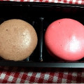 ローソン Uchi Cafe’ SWEETS マカロン あまおう＆ショコラ 商品写真 4枚目