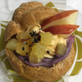 ローソン Uchi Cafe’ SWEETS プレミアムシュークリーム さつまいも＆りんご 商品写真 4枚目