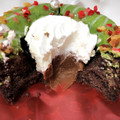 ローソン Uchi Cafe’ SWEETS 緑のクリスマスリースのケーキ 商品写真 5枚目