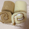 ローソン ロールケーキ コーヒー風味クリームと北海道産牛乳入りクリーム 商品写真 3枚目
