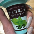 ローソン Uchi Cafe’ SWEETS 初摘みペパーミント香るチョコミントワッフルコーン 商品写真 5枚目