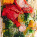 セブンプレミアム 野菜を食べるスパゲッティ バジルクリーム 商品写真 4枚目
