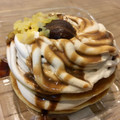 ローソン Uchi Cafe’ SWEETS モンブランのクリームパンケーキ 商品写真 2枚目