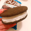 江崎グリコ ぎっしり満足！チョコミントクッキーサンド 商品写真 2枚目