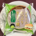 ヤマザキ クリームたっぷり生どら焼 甘納豆入り抹茶風味ホイップ 商品写真 5枚目