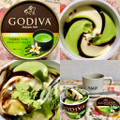 ゴディバ カップアイス 宇治抹茶とバニラにチョコレートソースを添えて 商品写真 5枚目