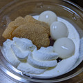 セブン-イレブン わらび餅と白玉のクリームぜんざい 商品写真 5枚目